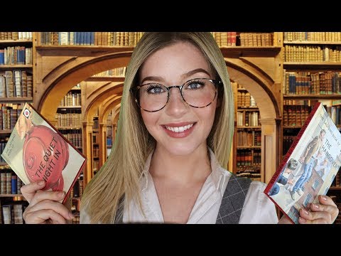 ASMR Library English Librarian Book Help Roleplay