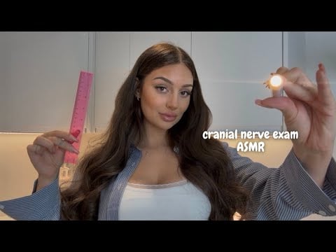 ASMR Flirty Girl Cranial Nerve Exam 🧠 