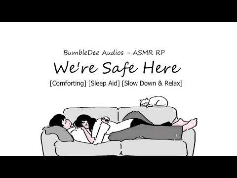 [ASMR Girlfriend RP] Cuddles on a Rainy Night [Comforting] [Sleep-aid] [Soft Breathing]