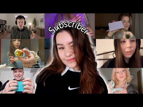 [ASMR] MY SUBSCRIBERS DO ASMR 🦋 | ASMR Marlife