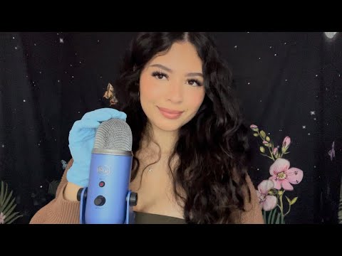 ASMR | hand glove sounds (minimal talking)