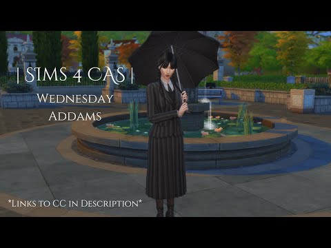 Sims 4 | CAS | Wednesday Addams | Link to CC in Description