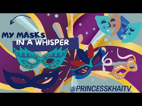 ⭐ ASMR 💛Masked Whispers for relaxing and calming your mind