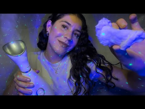 ASMR - Te hago tu rutina de Skin Care para dormir rico 💜