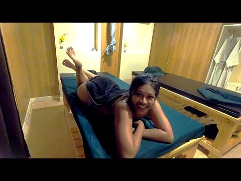 ASMR: A very UNIQUE fullbody Scrub With oil and Rice Milk | Masseuse with passion for her work