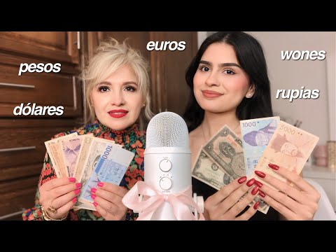 asmr | la colección de billetes de mi mamá 💵 (100% whispering)