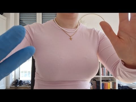 Asmr Hand Sounds ~ Gloves, Fluttering, Tapping 👐