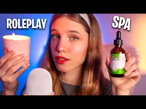 ASMR SPA 🧖🏼‍♀️ Te pongo cremitas + atención  personal (ROLEPLAY EN ESPAÑOL)