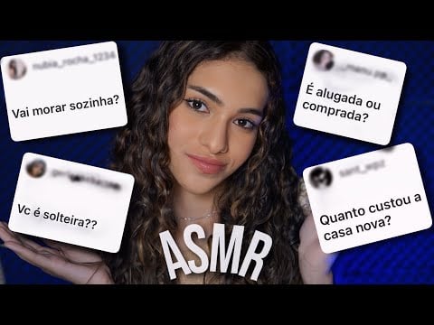 Respondi TUDO… em ASMR 😳💤 Respondendo suas perguntas 🌀