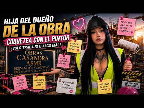 ASMR COQUETEO CON PINTOR 