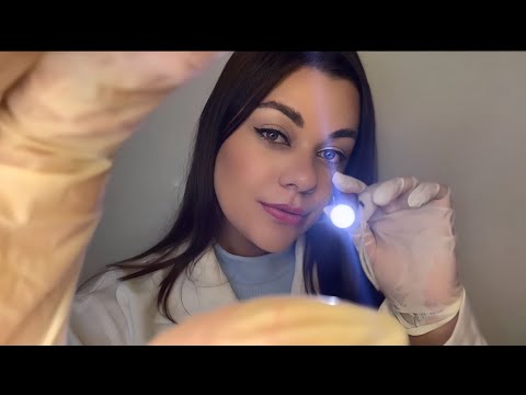 ASMR POV: MÉDICA FAZ EXAME DOS NERVOS CRANIANOS EM VOCÊ