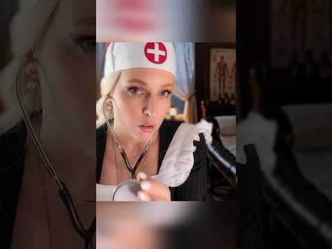 ASMR A Gentle Physician’s Examination 🕯️ Old Fashioned Medical Care #shorts #asmr