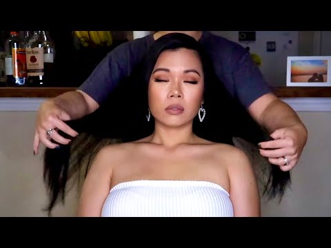 ASMR Light Touch Massage | Hair Play, Face, Neck & Shoulder Pampering