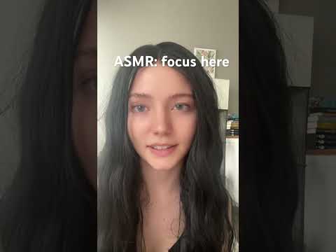 only on me 🤍#asmr #whisperasmr #eyecontact #calmasmr #tingles #girlfriendasm