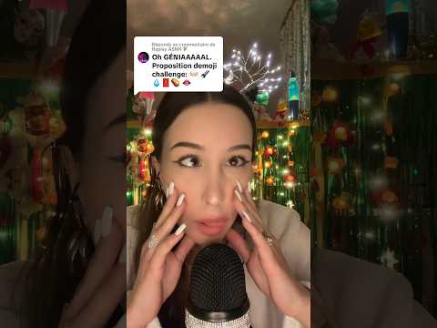 ✨ASMR Emoji challenge✨ #asmr #emojichallenge #funny #humour #tingles