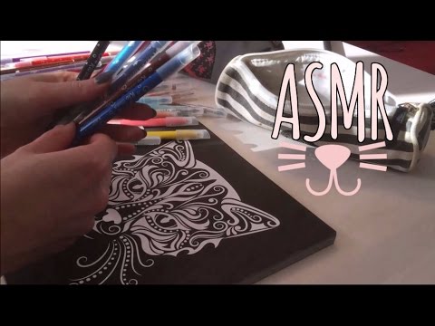 ASMR | Coloring cats