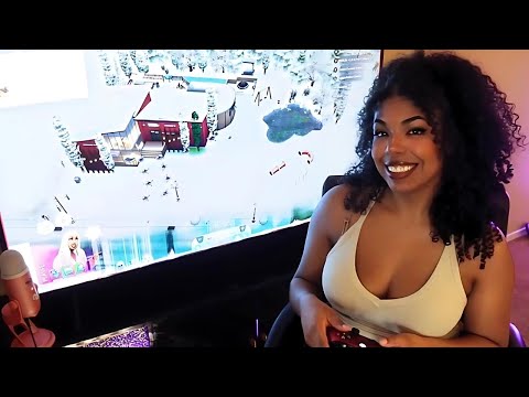 ASMR Playing The Sims, Gum Chewing & Whisper