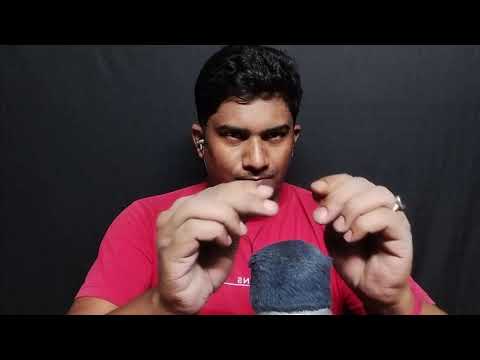 asmr mouth sounds and tingles hand sound