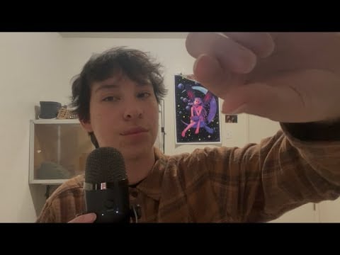 ASMR | pinching/plucking negative energy 