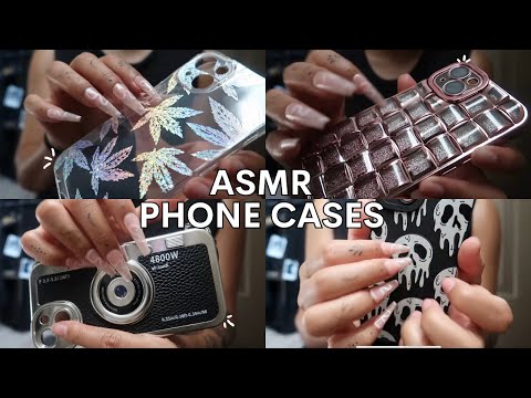 ASMR Fast Tapping and Scratching on Textured Phone Cases