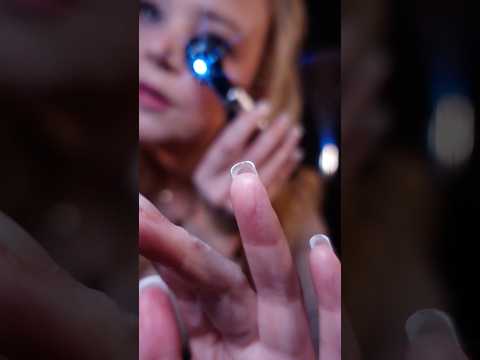 ASMR Otoscope Ear Exam 🎧 Brain Tingles for Sleep #asmr #shorts #asmrforsleep