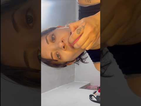 Putting INVISIBLE Makeup on you #mouthsounds #asmr