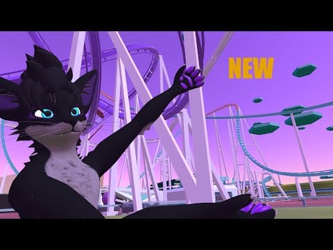 Huge overhaul and a brand new coaster in my vrc world ^w^