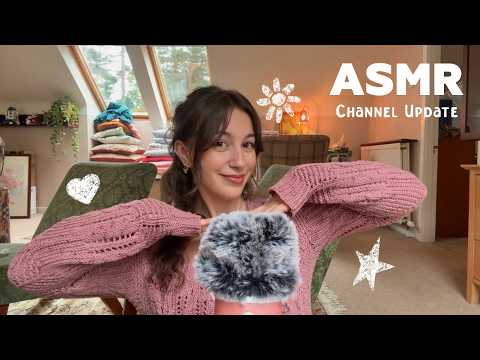 ASMR Channel Update 💌| face reveal!!, whispered