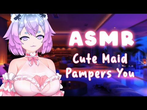 ASMR Cute Maid Pampers Your Ears👂🏼[Ear Cleaning, Ear Massage]