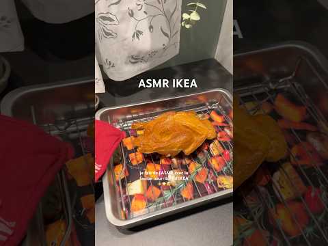 Je fais de l’ASMR avec la fausse nourriture IKEA 😳 #asmr