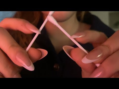 ASMR there is something in your eye / layered sounds 