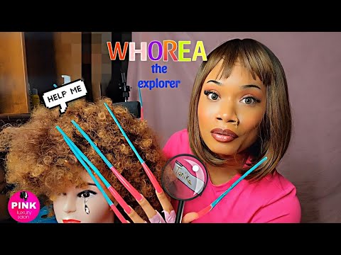 ASMR ~  Ghetto Dora The Explorer Does You Hair ( TINGLY)