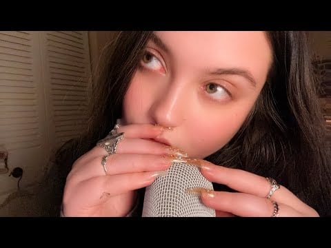 Asmr High Sensitivity Mouth Sounds, Cupped Inaudible Whispers/Trigger Words,Long Nails/Ring Sounds