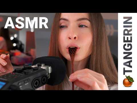 ASMR Honey Spoon Sounds for Deep Sleep | Tangerin