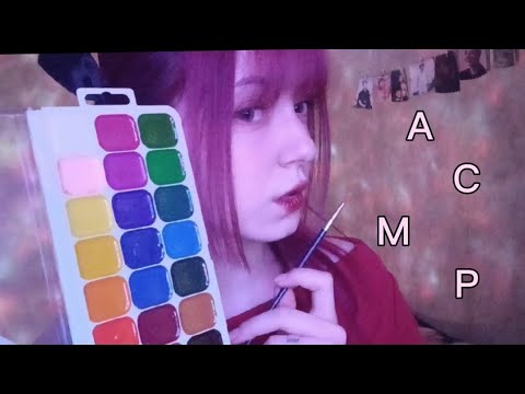 АСМР рисую на твоëм лице/ASMR I'm painting on your face