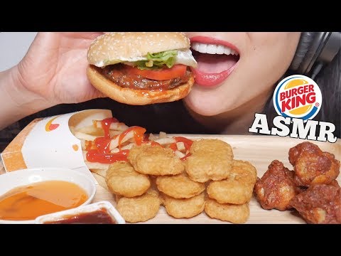 ASMR BURGER KING THAILAND (EATING SOUNDS) | SAS-ASMR