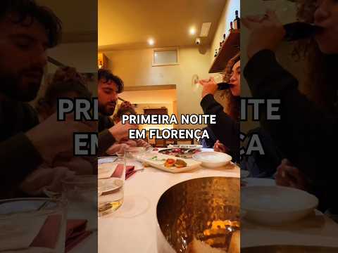 Nossa primeira noite em Florença #italia #florence #viagem