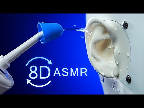 ASMR 8D Ear Cleaning for Sleep | 360° Deep Inner Ear Triggers [No Talking]