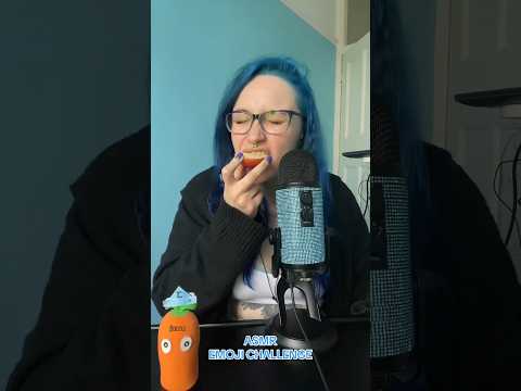 ASMR EMOJI CHALLENGE 🥥 (full on ✅⏰) #whispering #asmremojichallenge #shorts #asmr