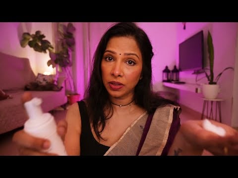 Strict Love Skincare ASMR | Indian Mom Scolds You & Heals Your Skin!