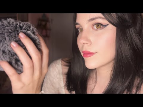 fuzzy mic scratching ASMR 