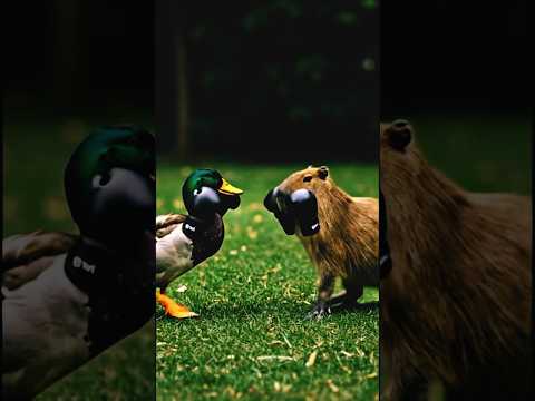 ASMR AI | The fight of the CENTURY  #asmr #animals #ai