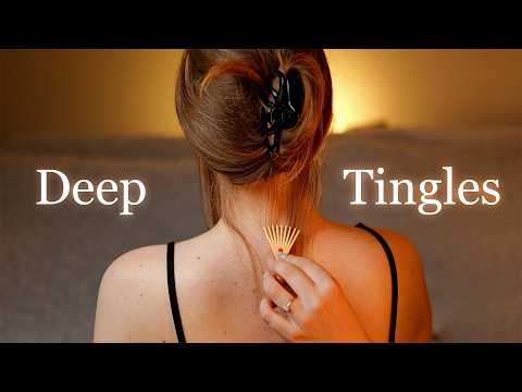 ASMR 💛 Back Tracing & Nape Brushing for Deep Sleep (No Talking)