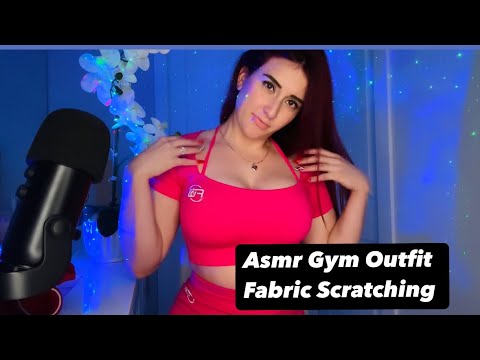 ASMR|| Gym Outfit Fabric Scratching / Rubbing / Tingly Sounds / whispering