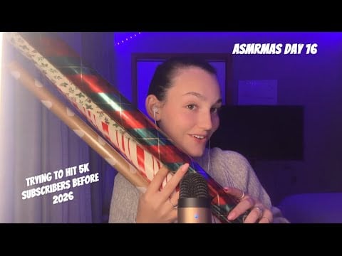 ASMR Picking out Wrapping Paper for this year✨ Triggers (ASMRmas Day 16)