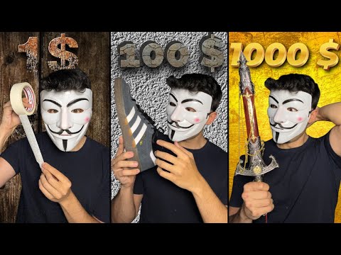 ASMR con objetos de 1$, 100$ y 1000$
