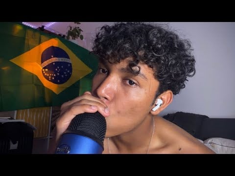 asmr fast and slow mouth sounds, spit painting, hand sounds and hand movements (brain melting)