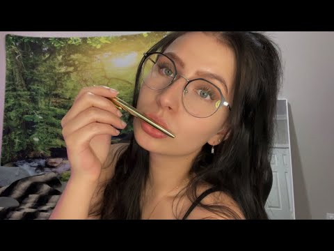 ASMR | Pen Noms & Gentle Kisses