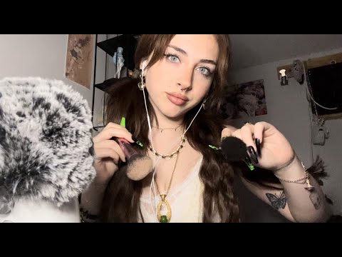 Brushing Your Face Until You Fall Asleep| ASMR💗