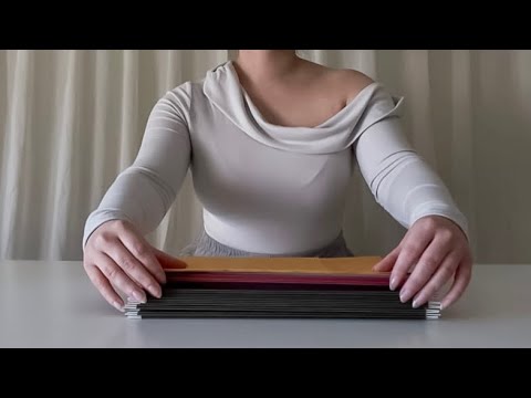 ASMR | Sorting Papers & Folders for Calm and Relaxation